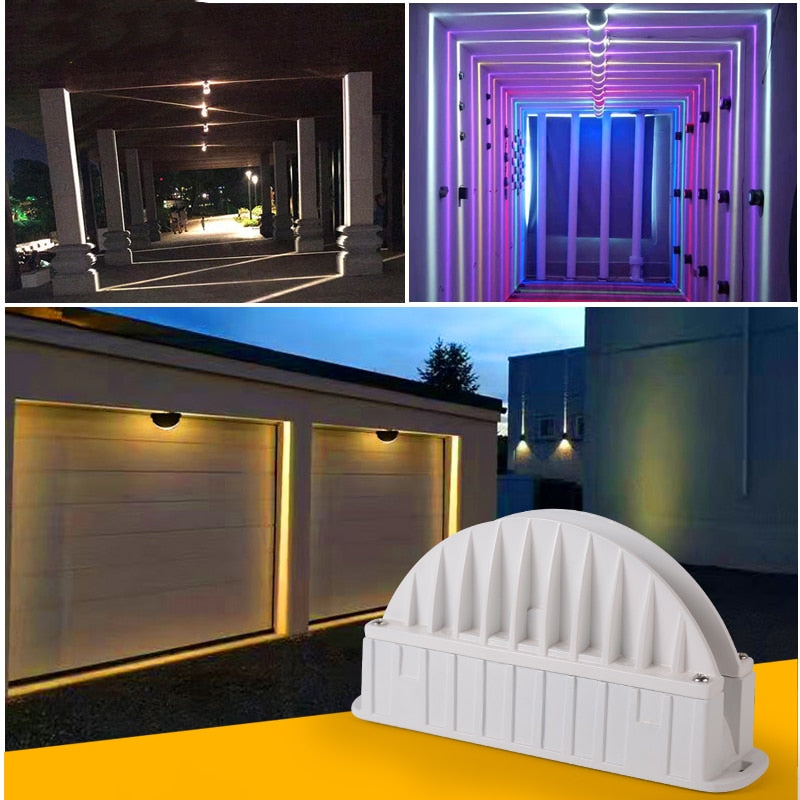 Led Window Wall Light home Decoration Narrow Wall Led Window Sill Lights Porch RGB Remoted Controls Cree Led Waterproof